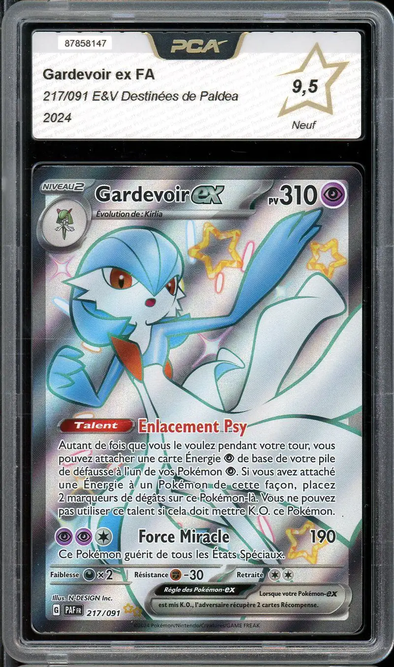 PCA 9.5 Gardevoir Ex Shiny