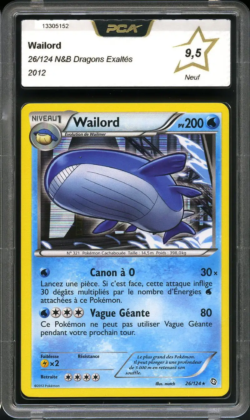 PCA 9.5 Wailord Holo