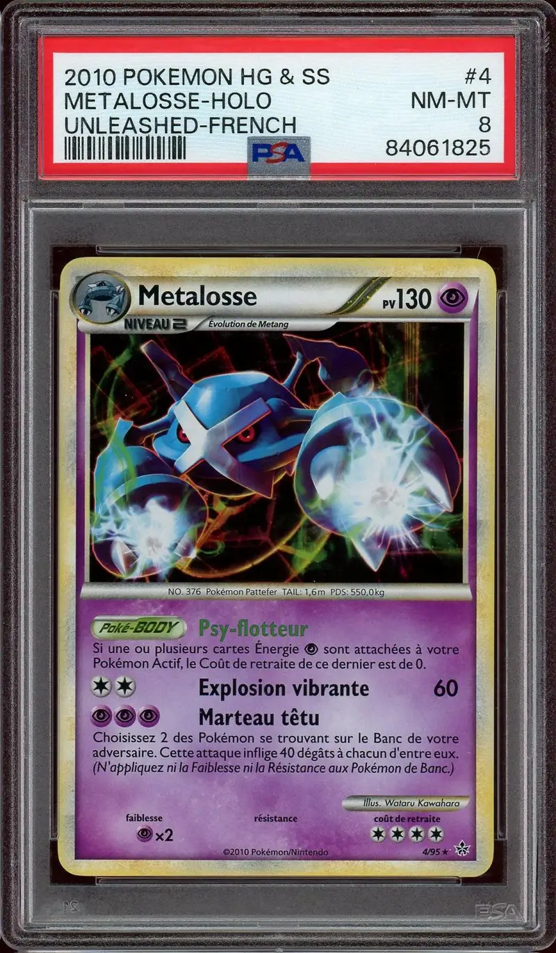 PSA 8 Metalosse Holo