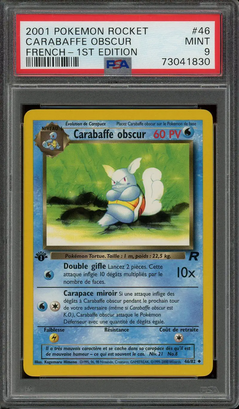 PSA 9 Carabaffe Obscur