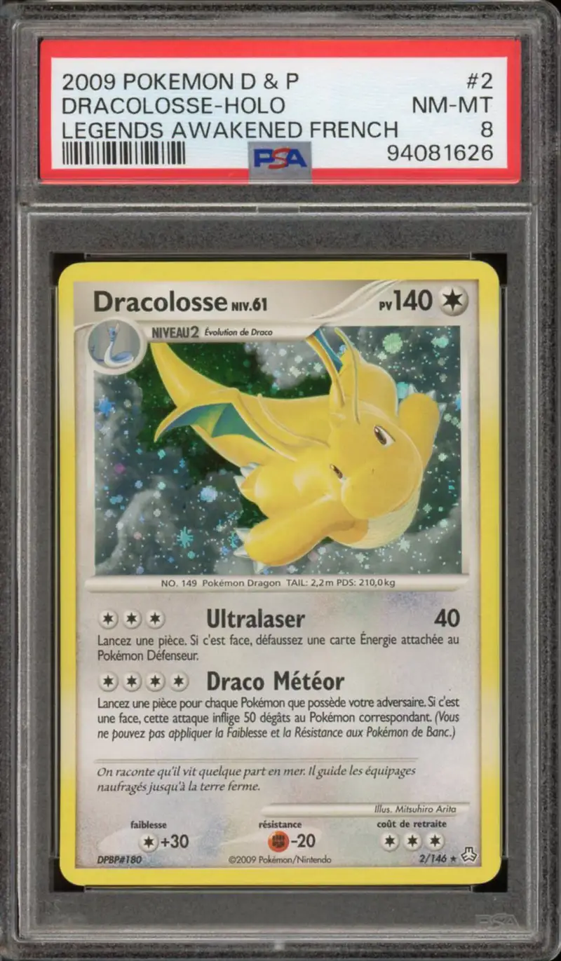 PSA 8 Dracolosse Holo
