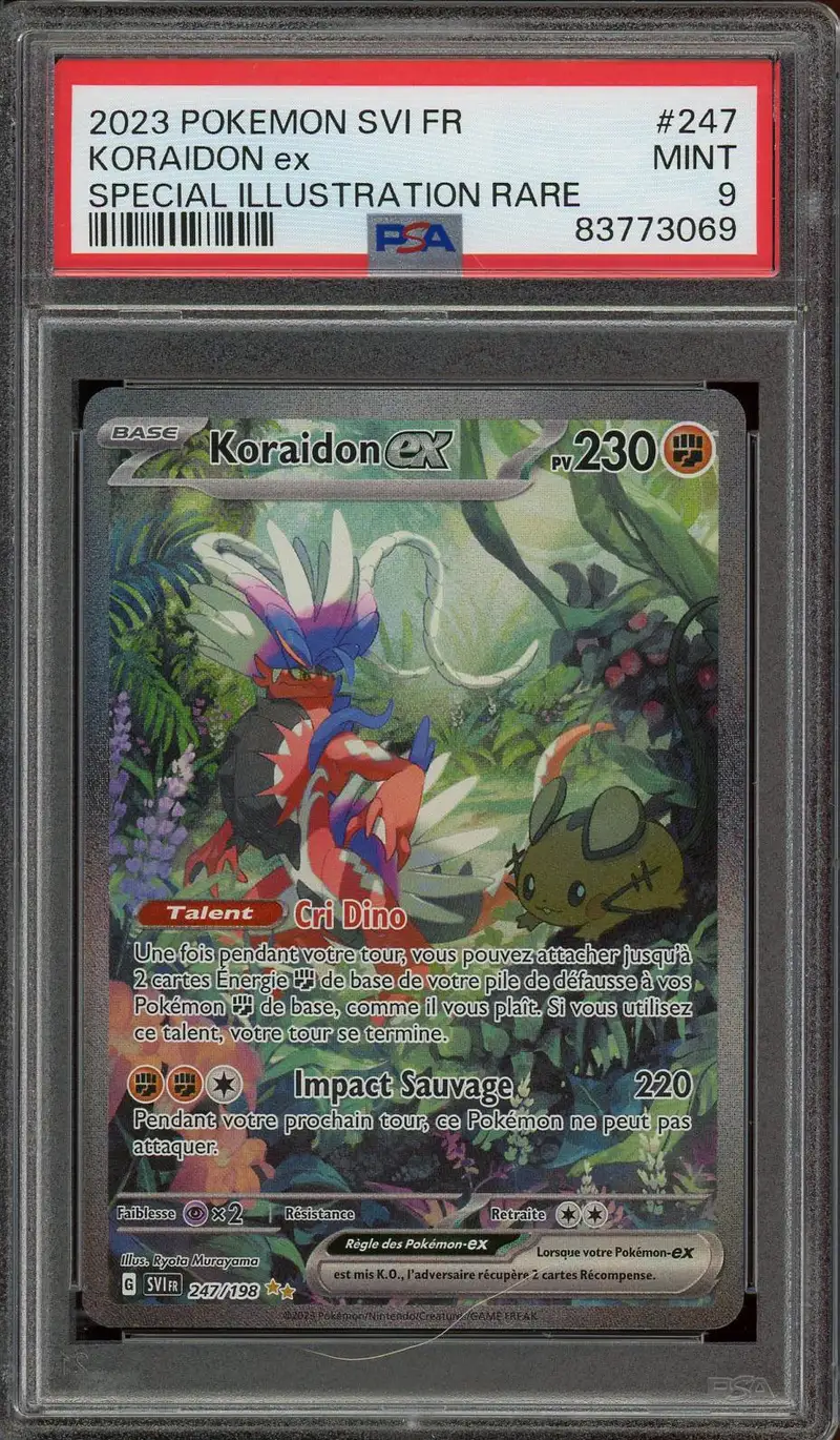 PSA 9 Koraidon Ex