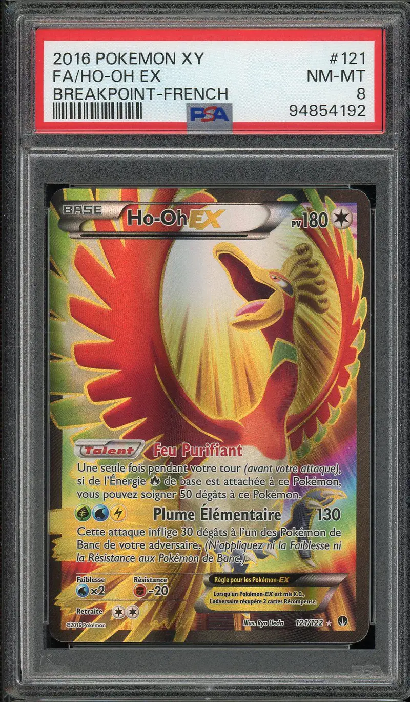 PSA 8 Ho-Oh Ex