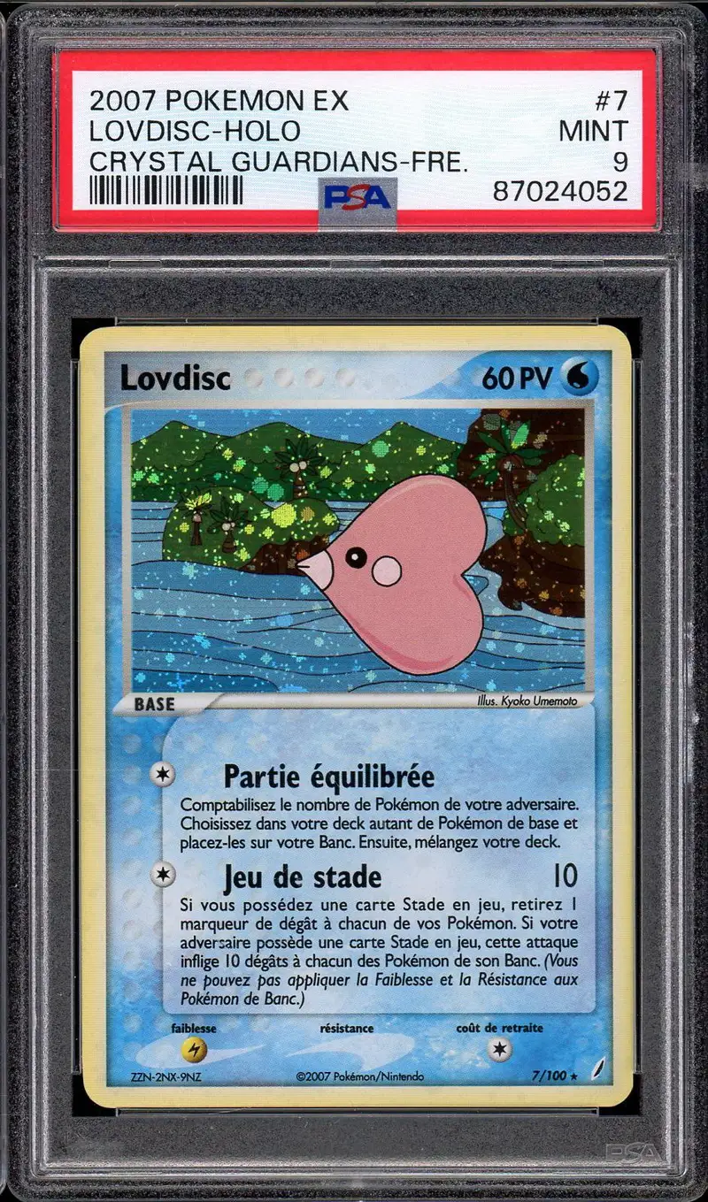 PSA 9 Lovdisc Holo