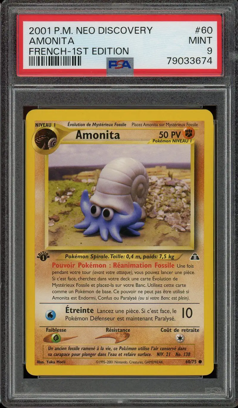 PSA 9 Amonita