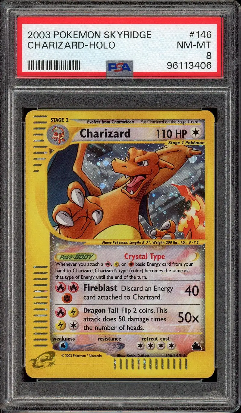 PSA 8 Charizard Holo