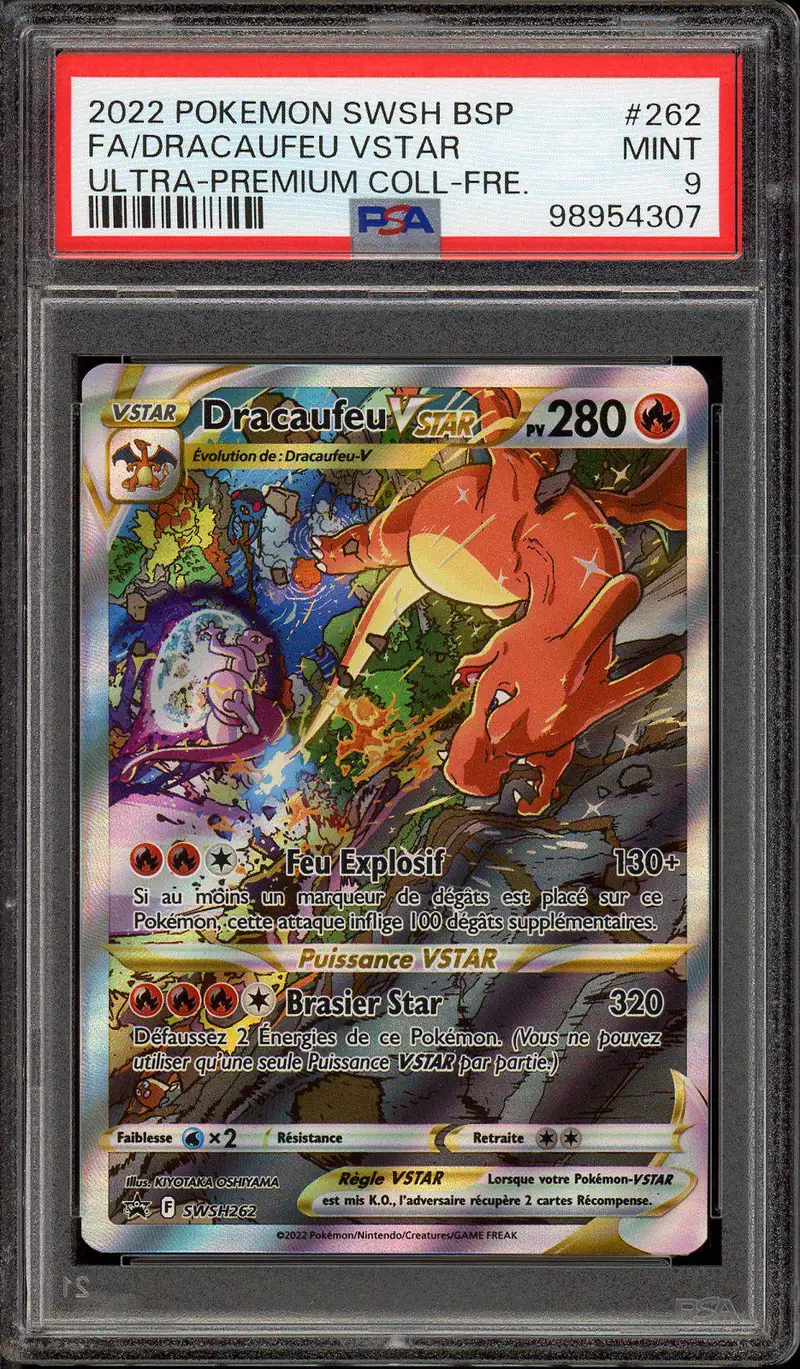 PSA 9 Dracaufeu VStar