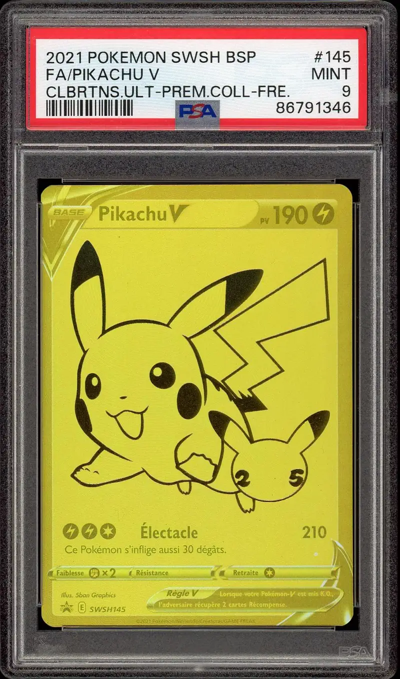 PSA 9 Pikachu V