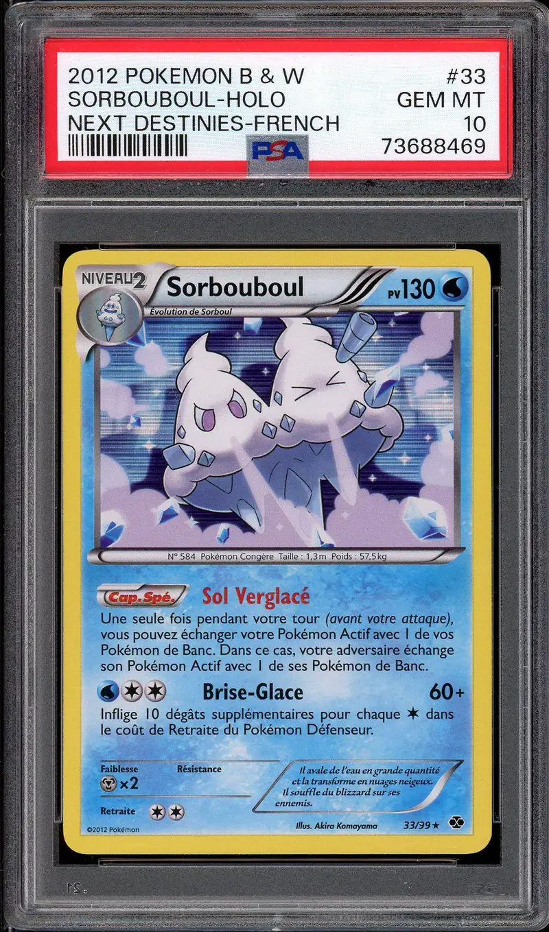 PSA 10 Sorbouboul Holo