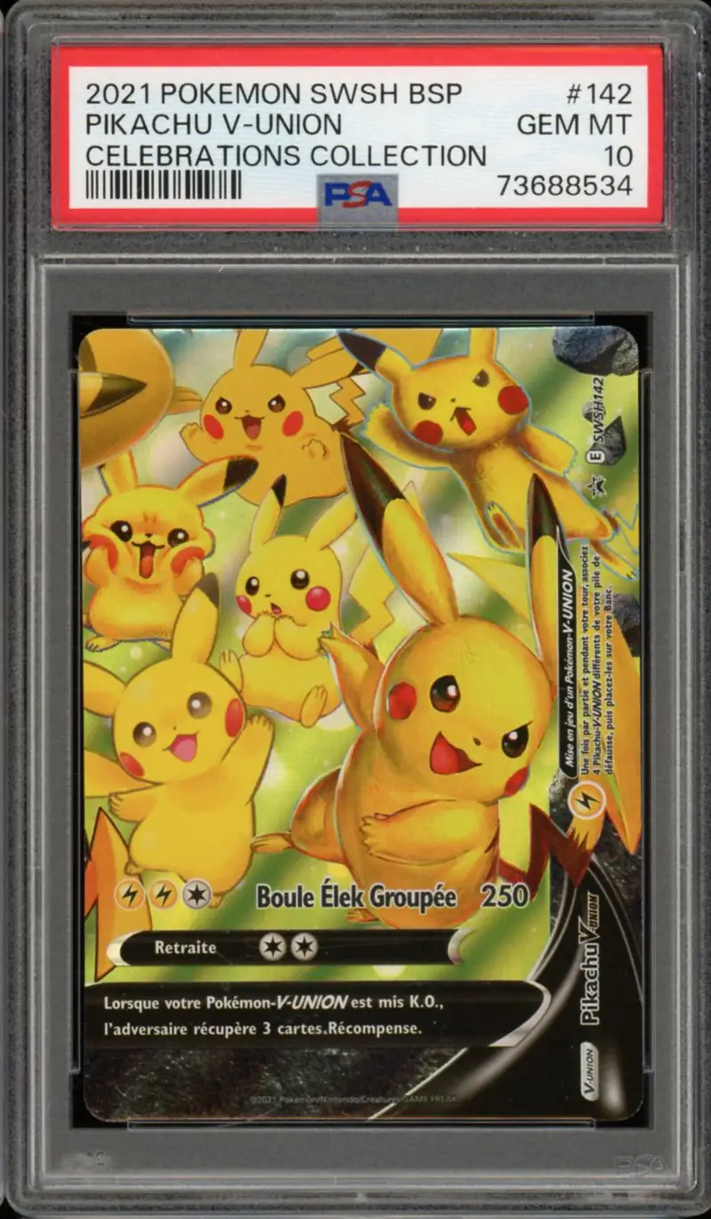 PSA 10 Pikachu V Union