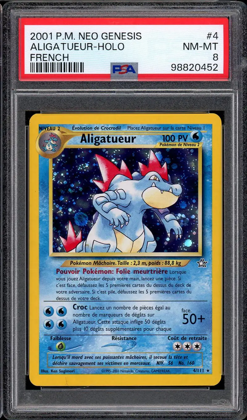 PSA 8 Aligatueur Holo