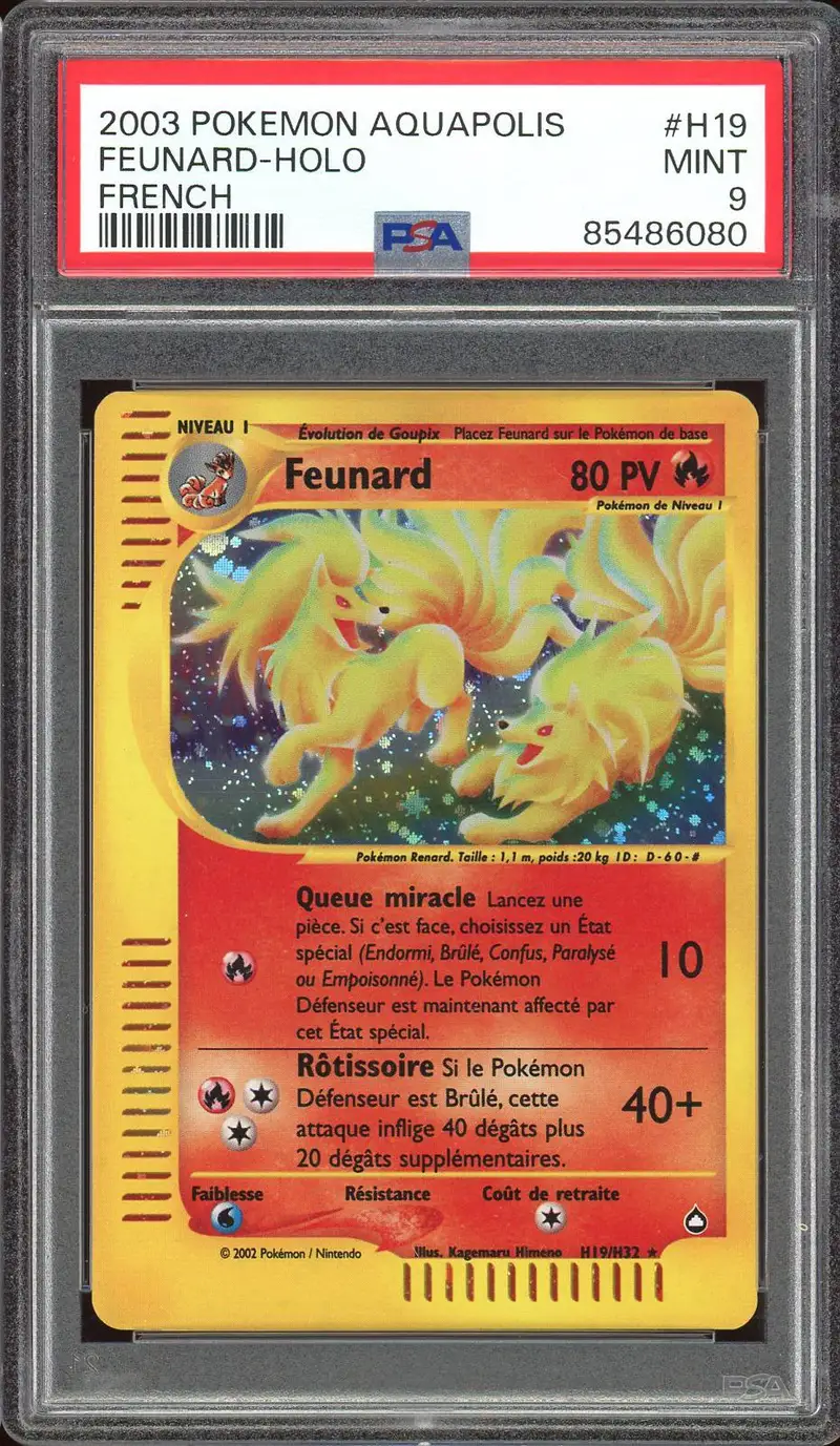 PSA 9 Feunard Holo