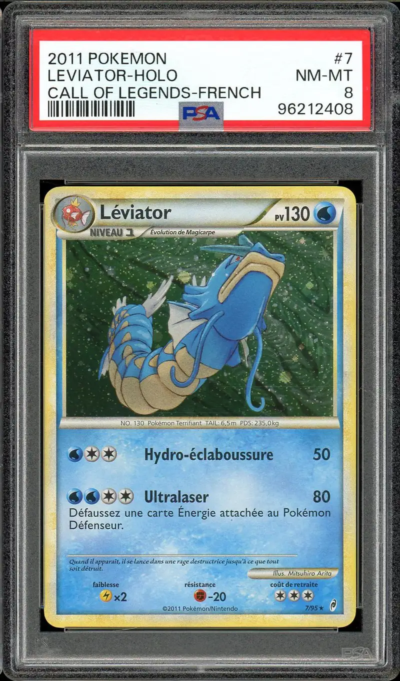 PSA 8 Léviator Holo