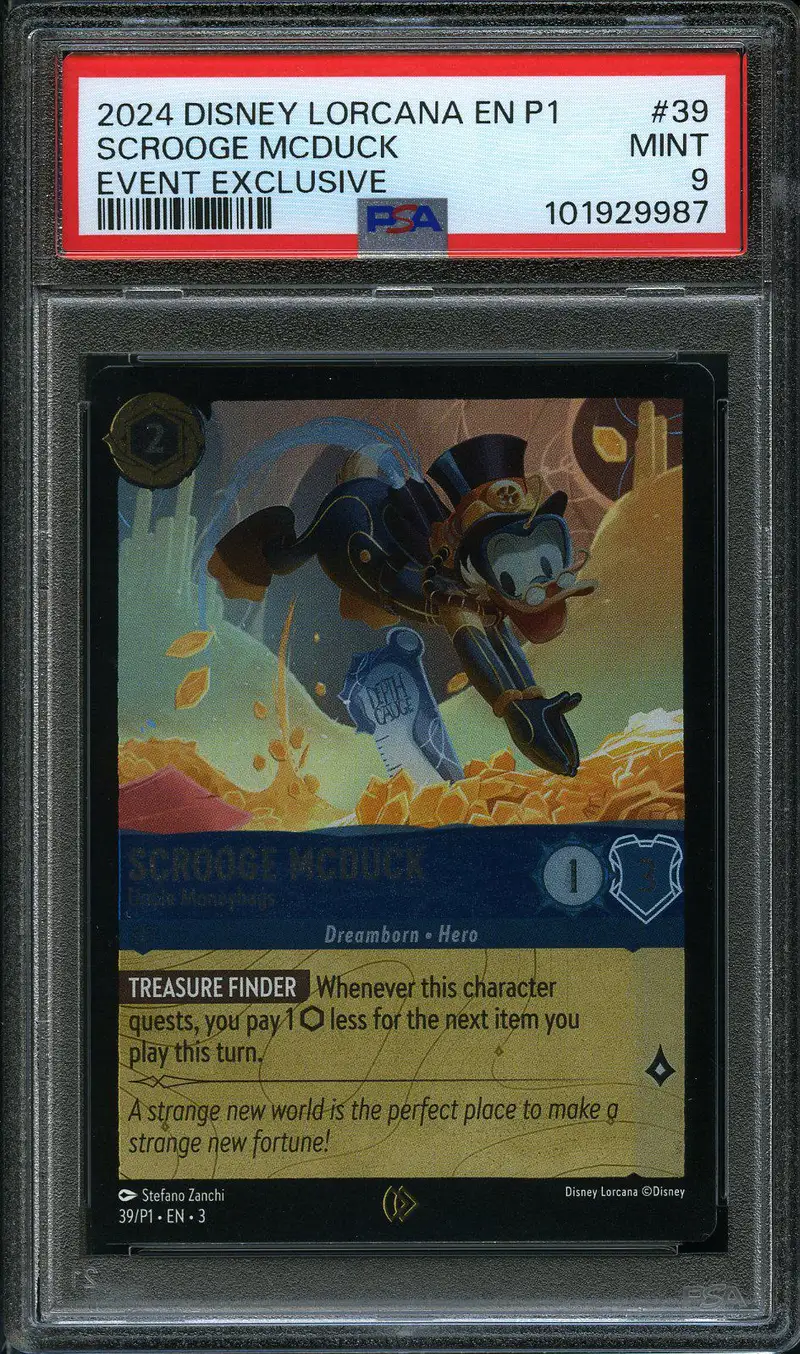 PSA 9 Scrooge McDuck Foil