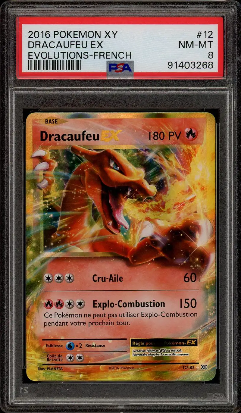 PSA 8 Dracaufeu Ex