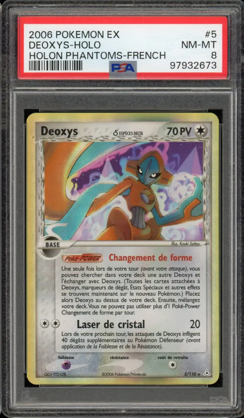 PSA 8 Deoxys Holo