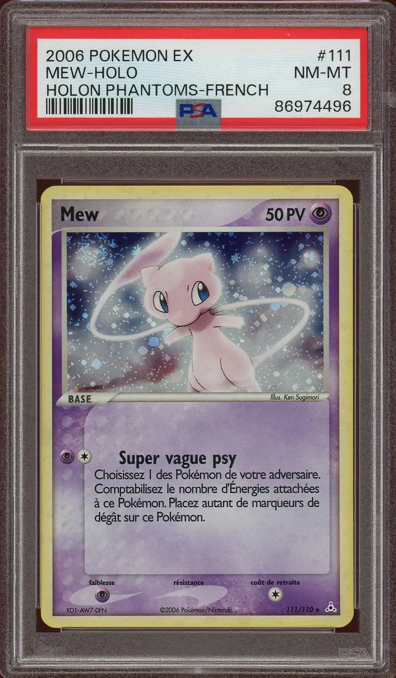 PSA 8 Mew Holo