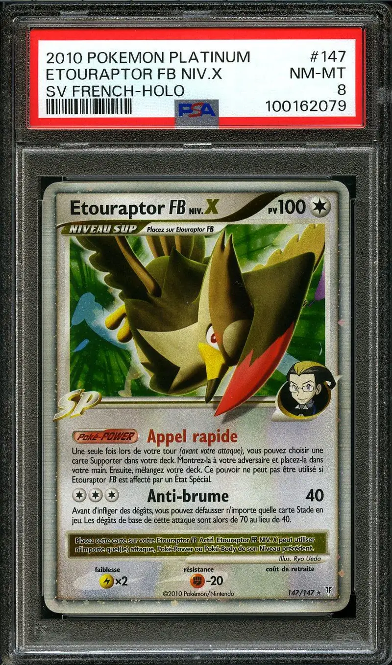 PSA 8 Etouraptor FB Niv.X