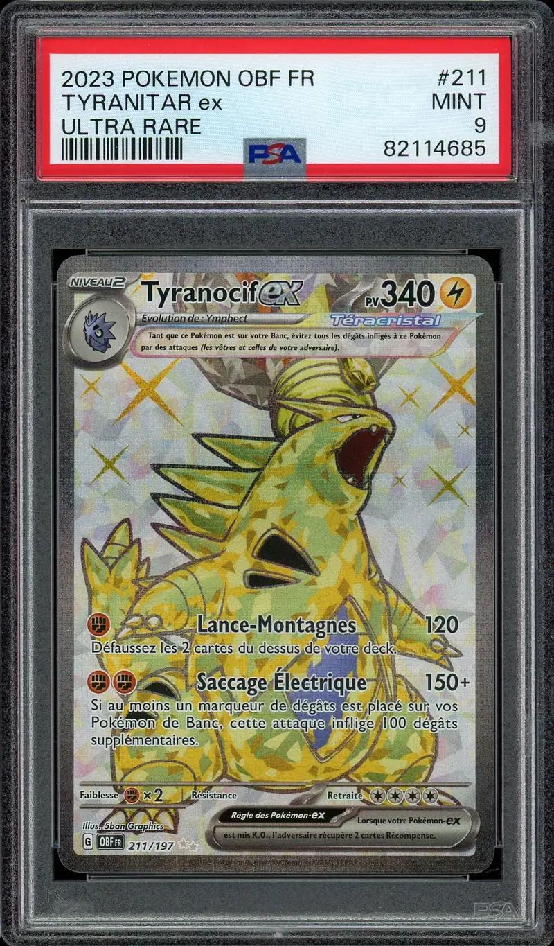 PSA 9 Tyranocif Ex