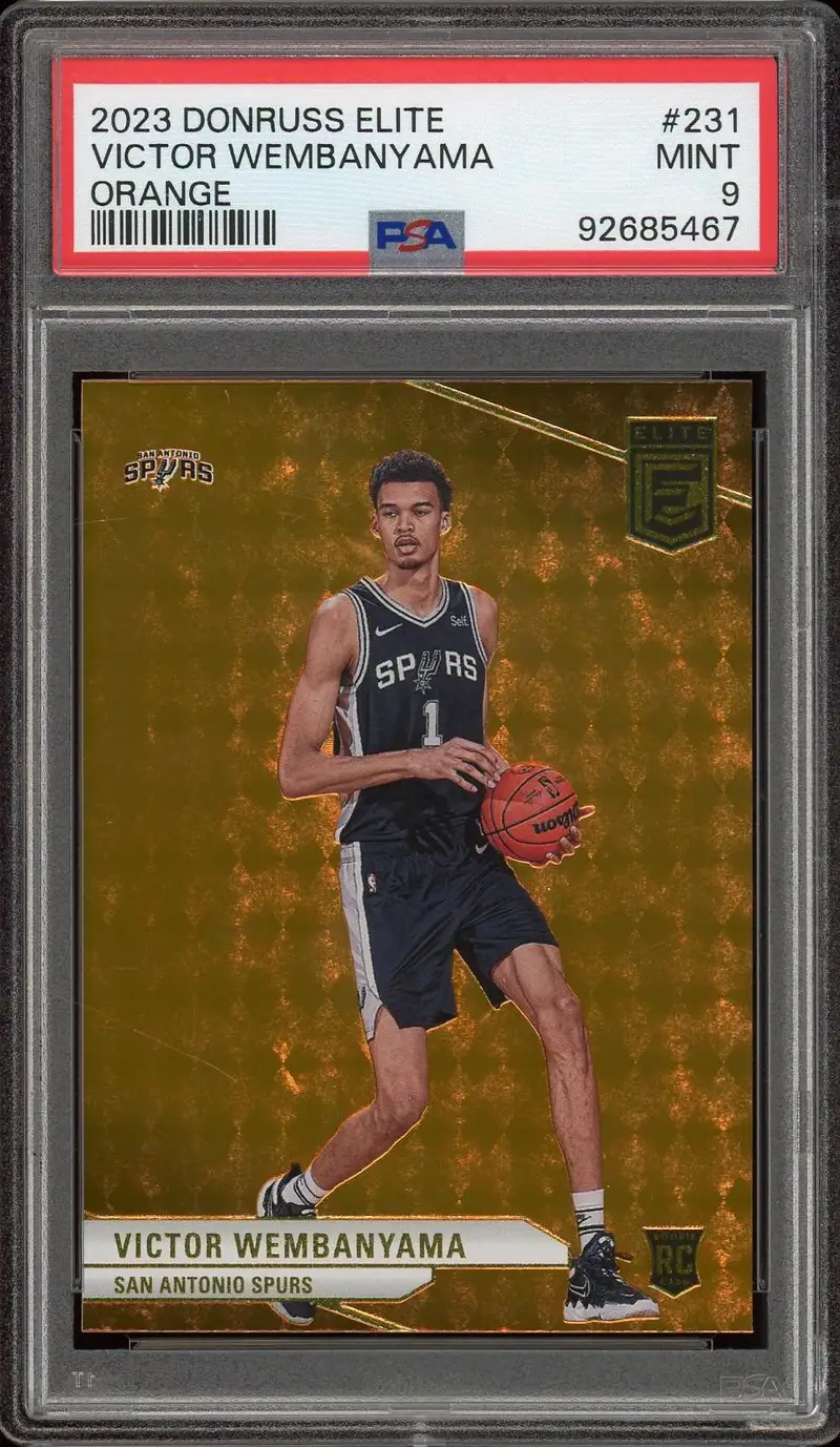PSA 9 Victor Wembanyama Orange