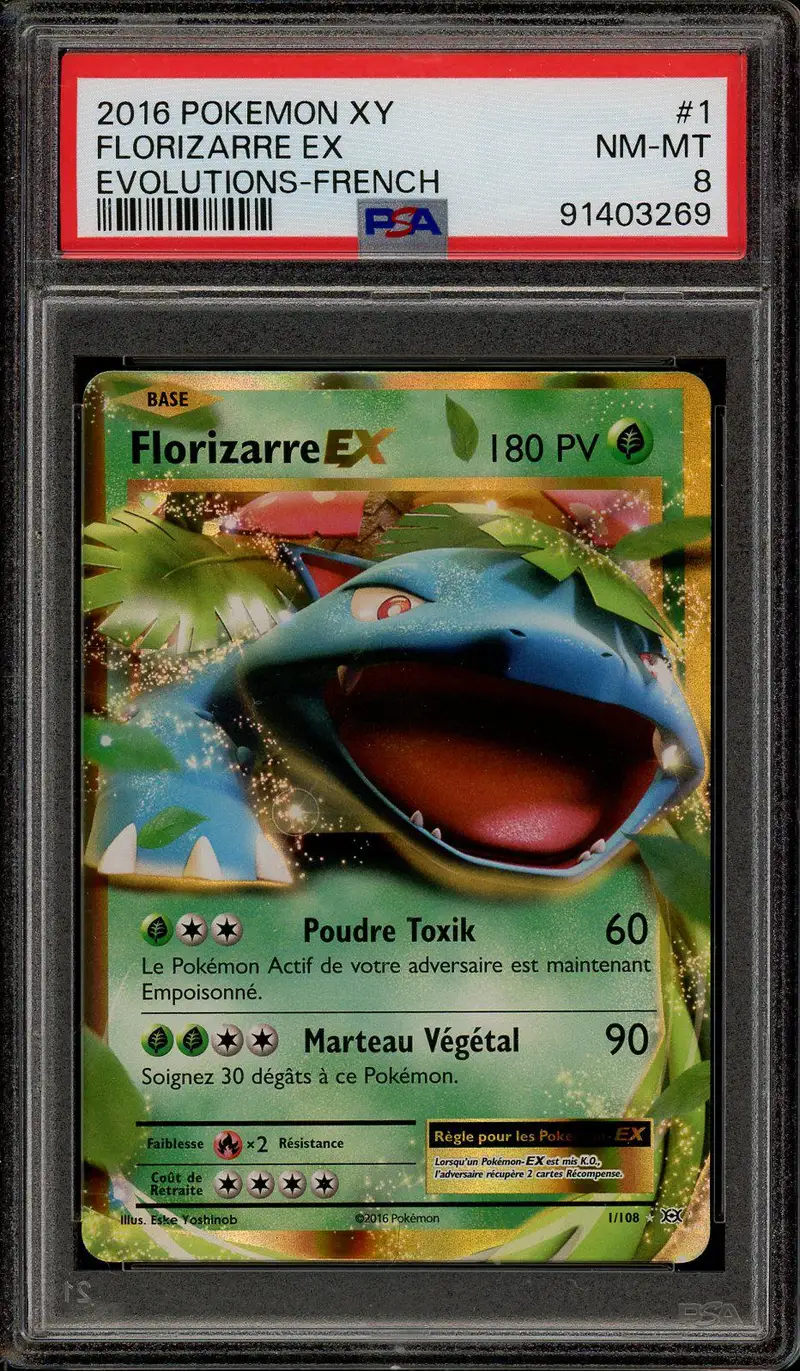 PSA 8 Florizarre Ex