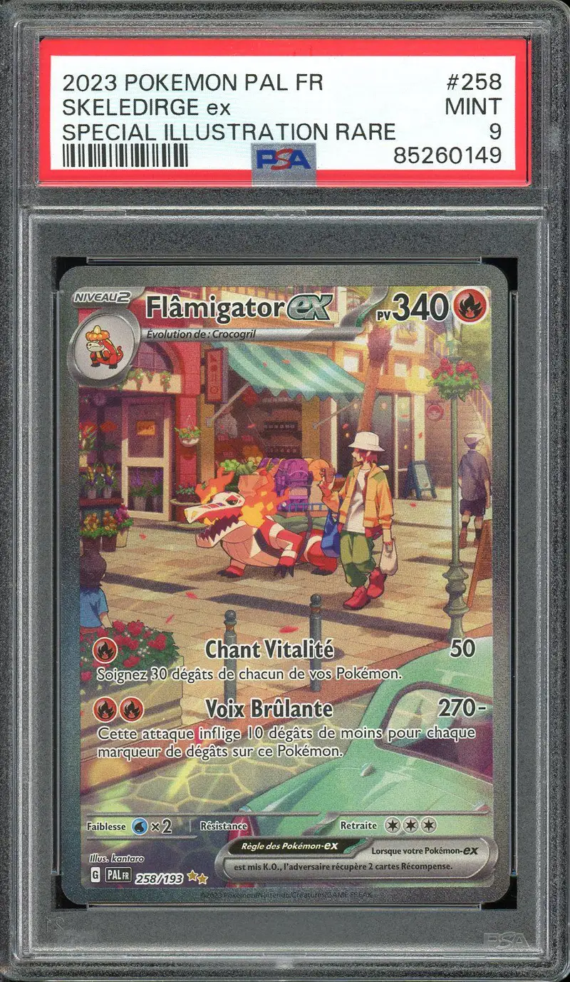 PSA 9 Flâmigator Ex