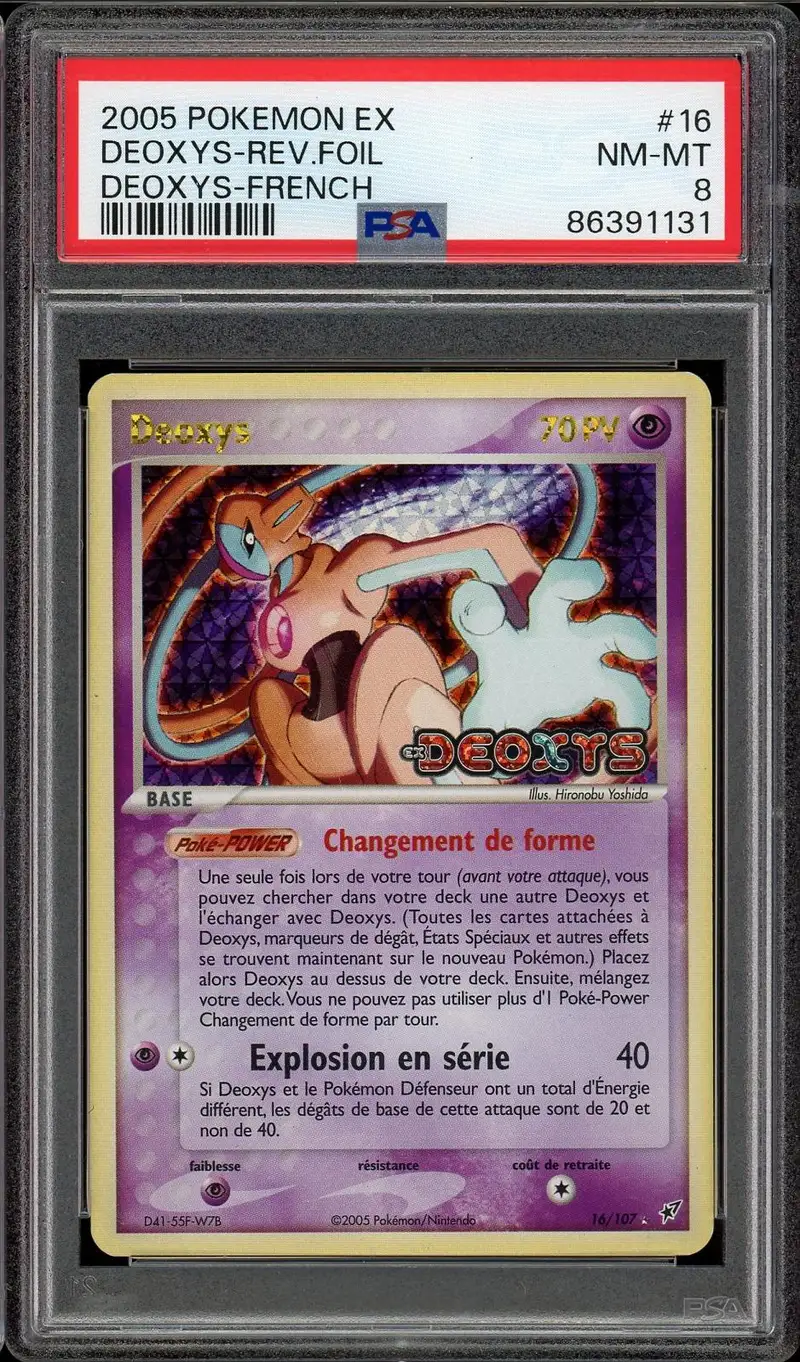 PSA 8 Deoxys Holo Reverse