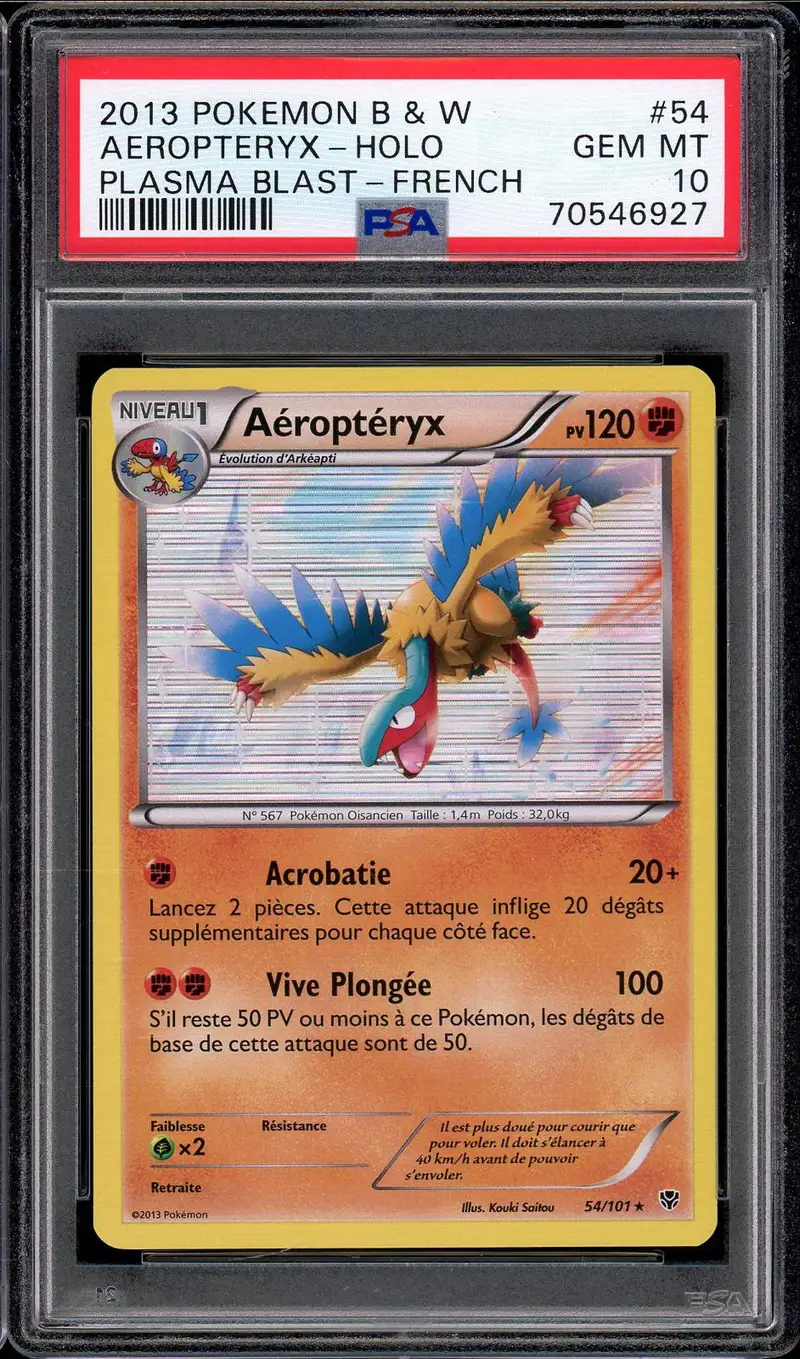 PSA 10 Aéroptéryx Holo