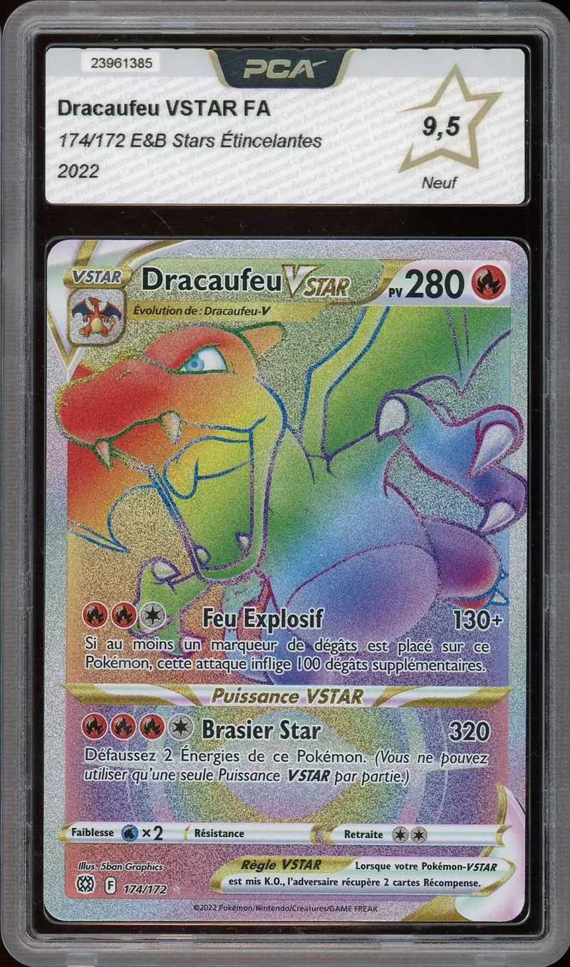 PCA 9.5 Dracaufeu VStar Rainbow