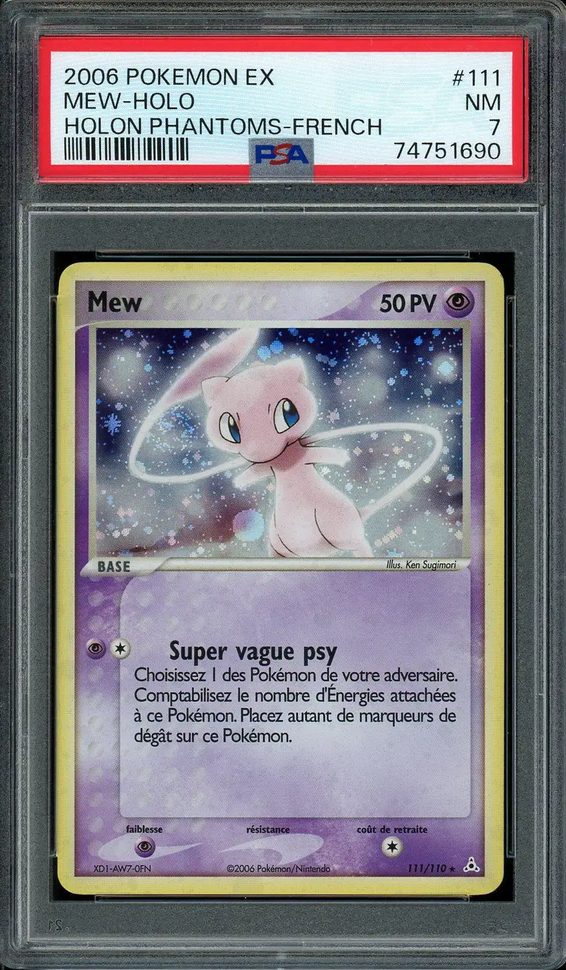 PSA 7 Mew Holo