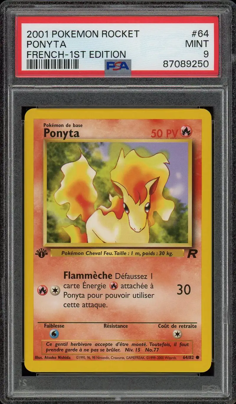 PSA 9 Ponyta