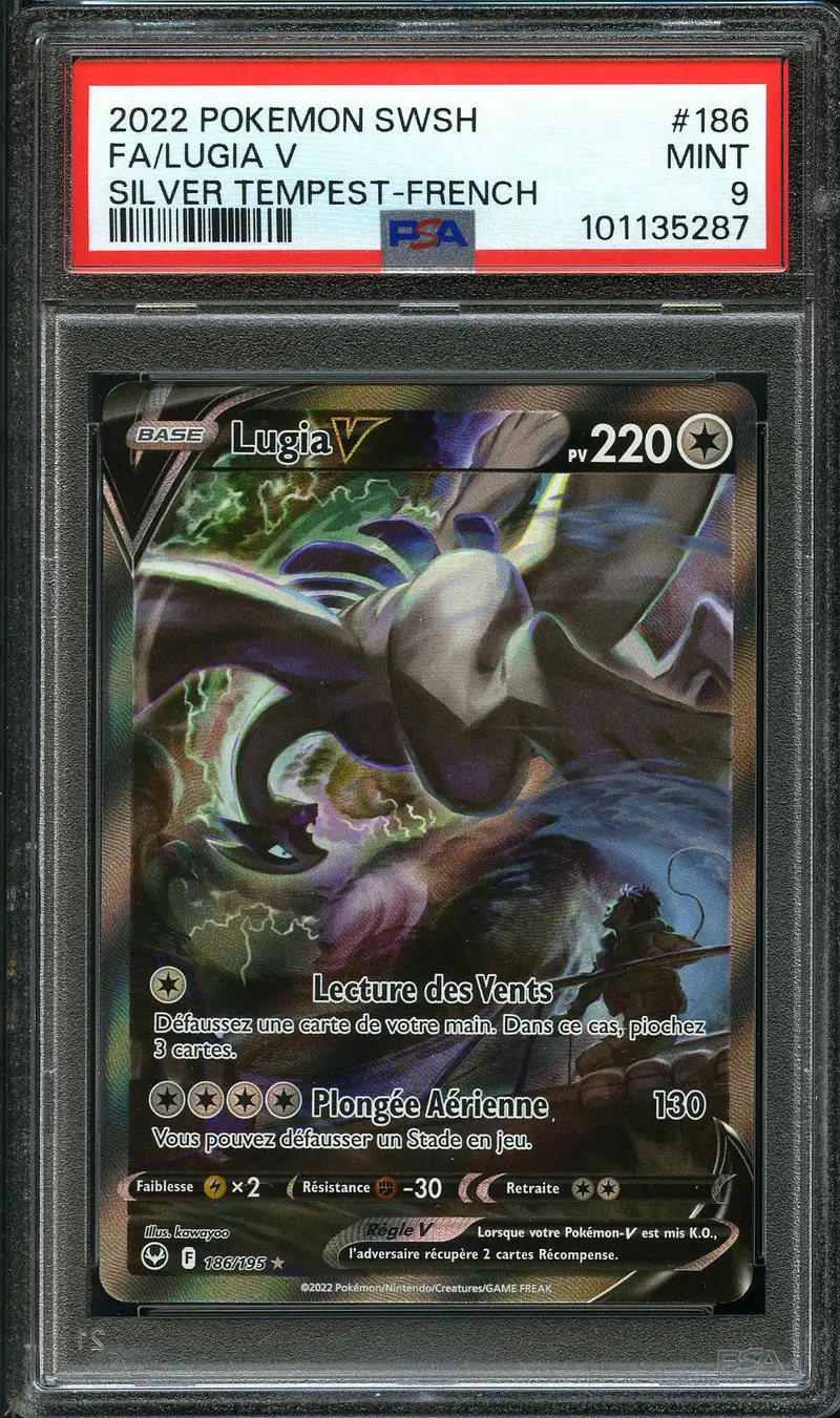 PSA 9 Lugia V