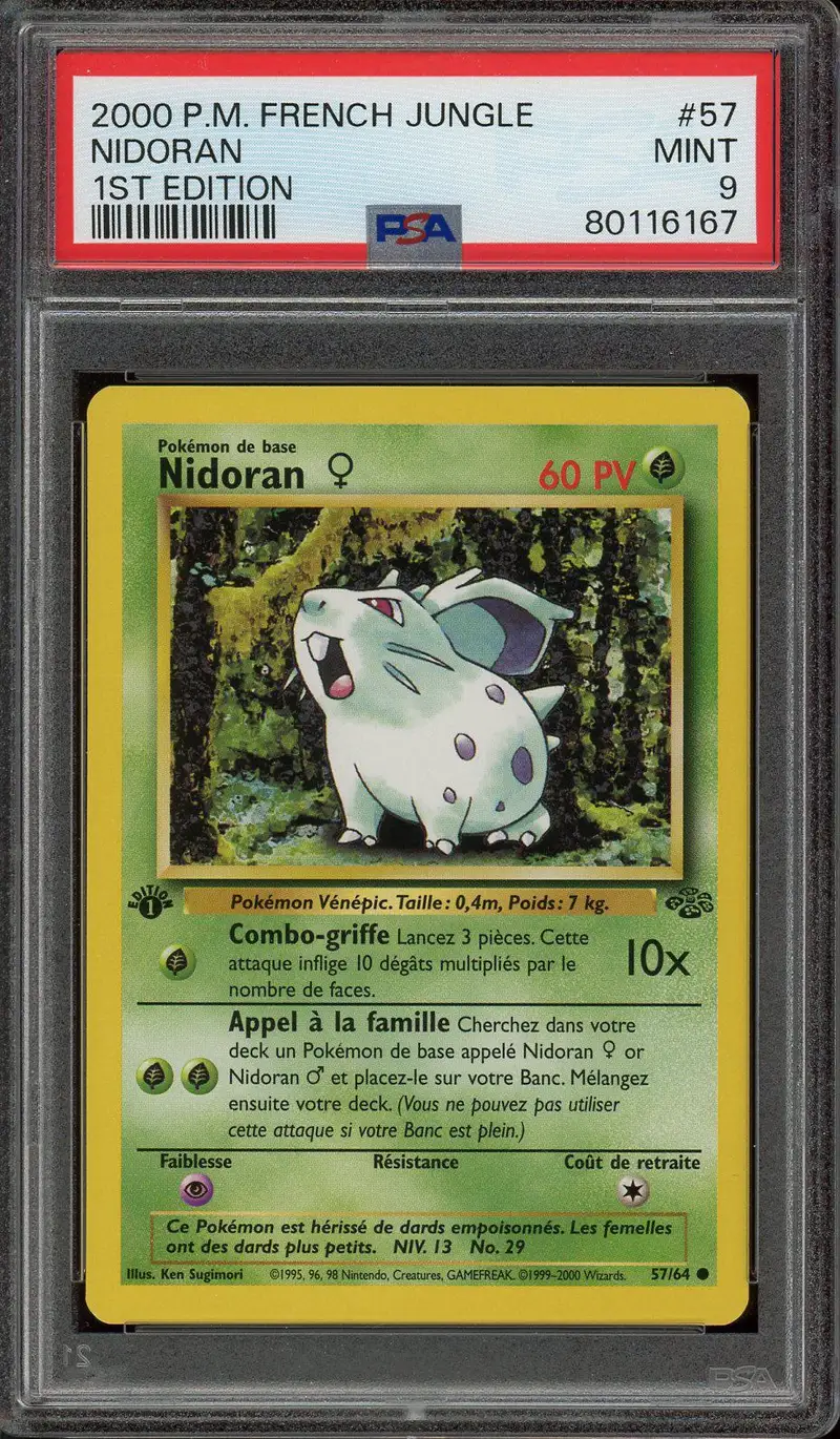 PSA 9 Nidoran