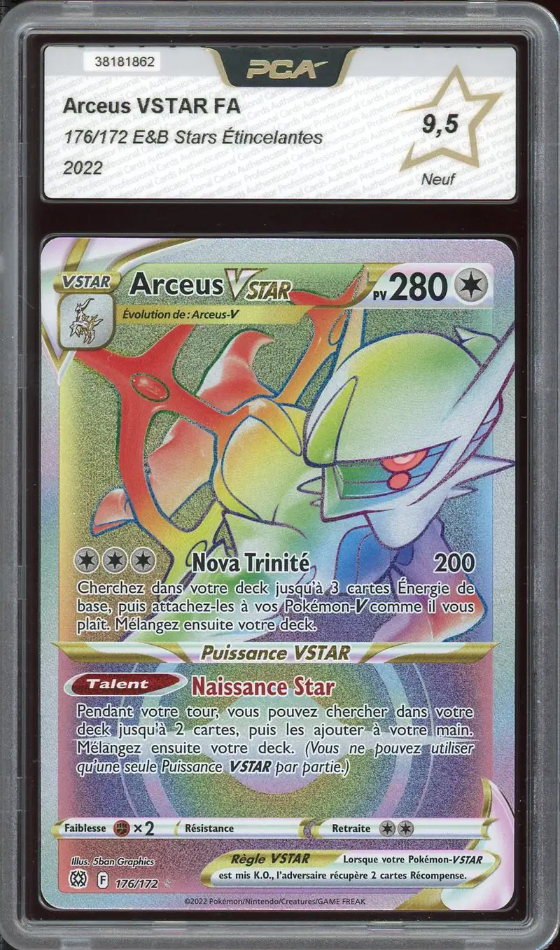 PCA 9.5 Arceus VStar Rainbow