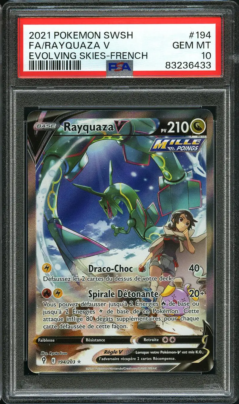PSA 10 Rayquaza V