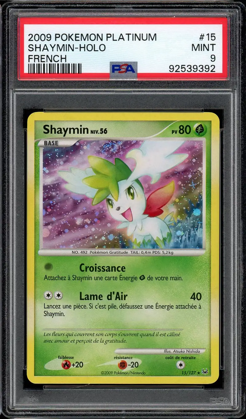 PSA 9 Shaymin Holo