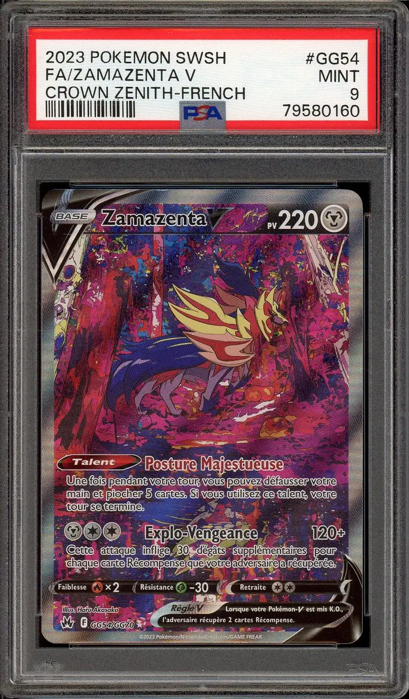 PSA 9 Zamazenta V