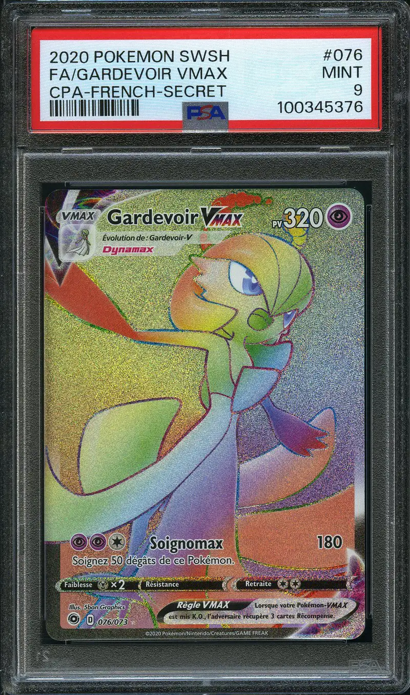 PSA 9 Gardevoir VMax Rainbow
