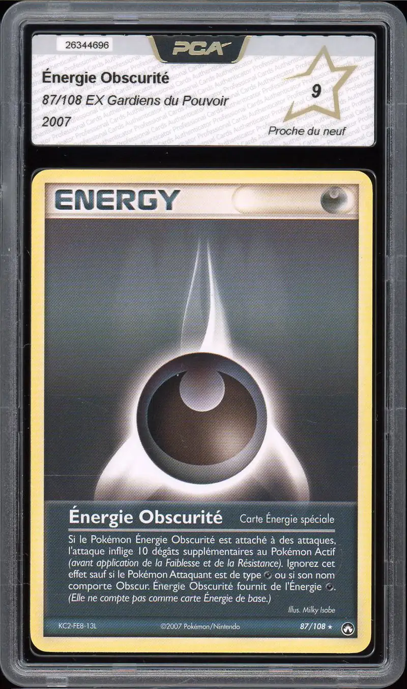 PCA 9 Energie Obscurité