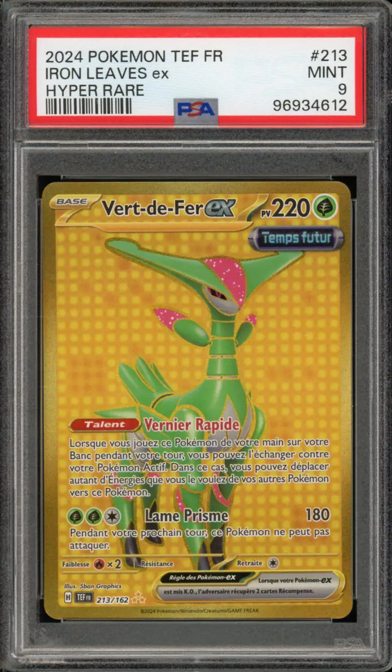 PSA 9 Vert-de-Fer Ex Gold