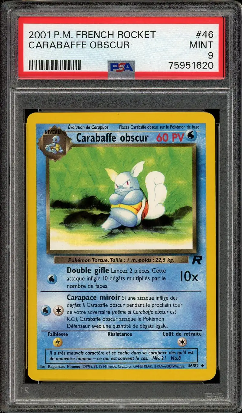 PSA 9 Carabaffe Obscur