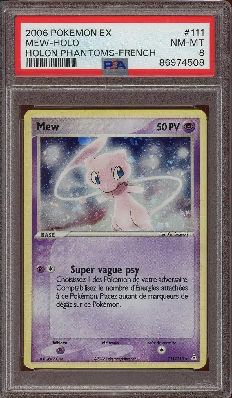 PSA 8 Mew Holo