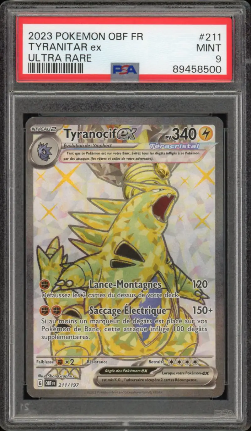 PSA 9 Tyranocif Ex