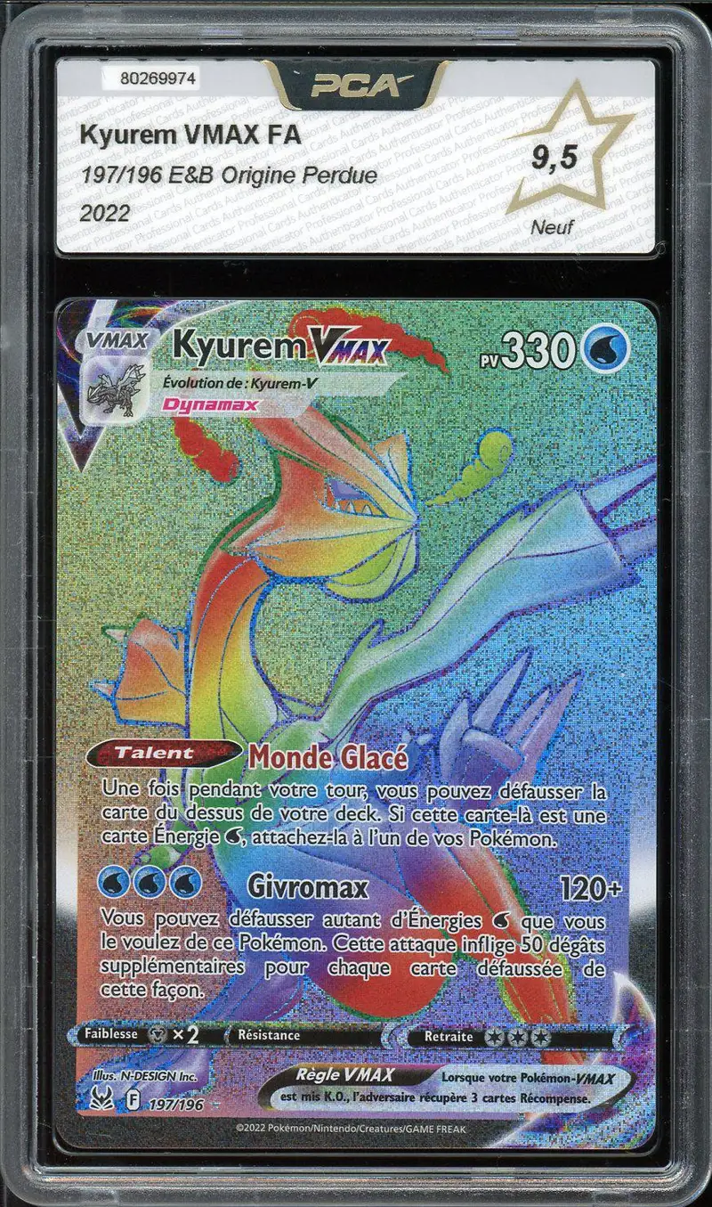 PCA 9.5 Kyurem VMax Rainbow