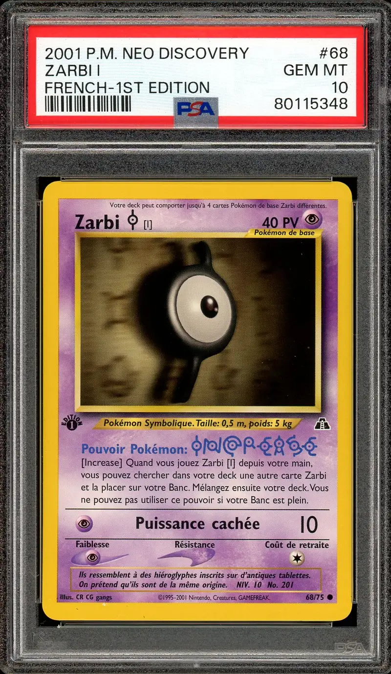 PSA 10 Zarbi I