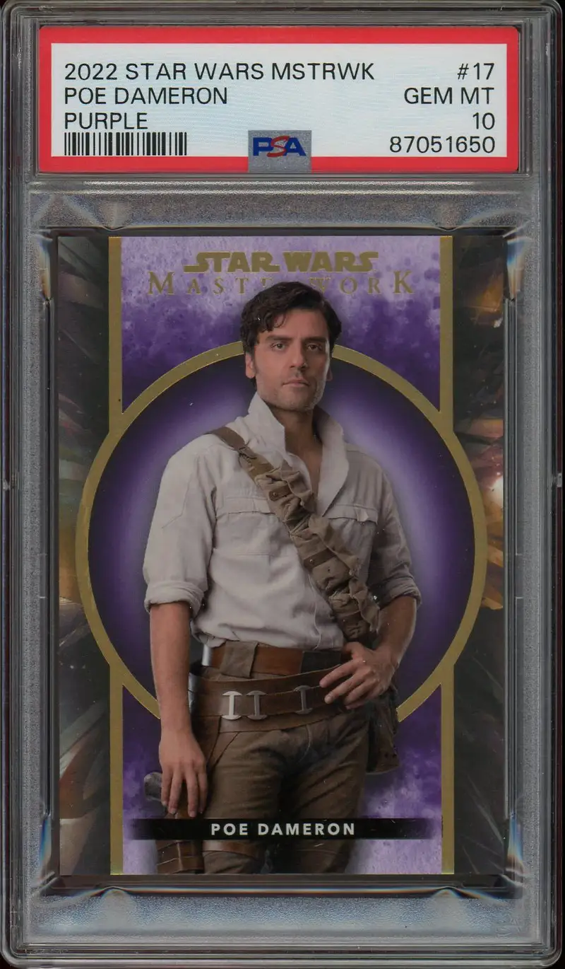 PSA 10 Poe Dameron Purple