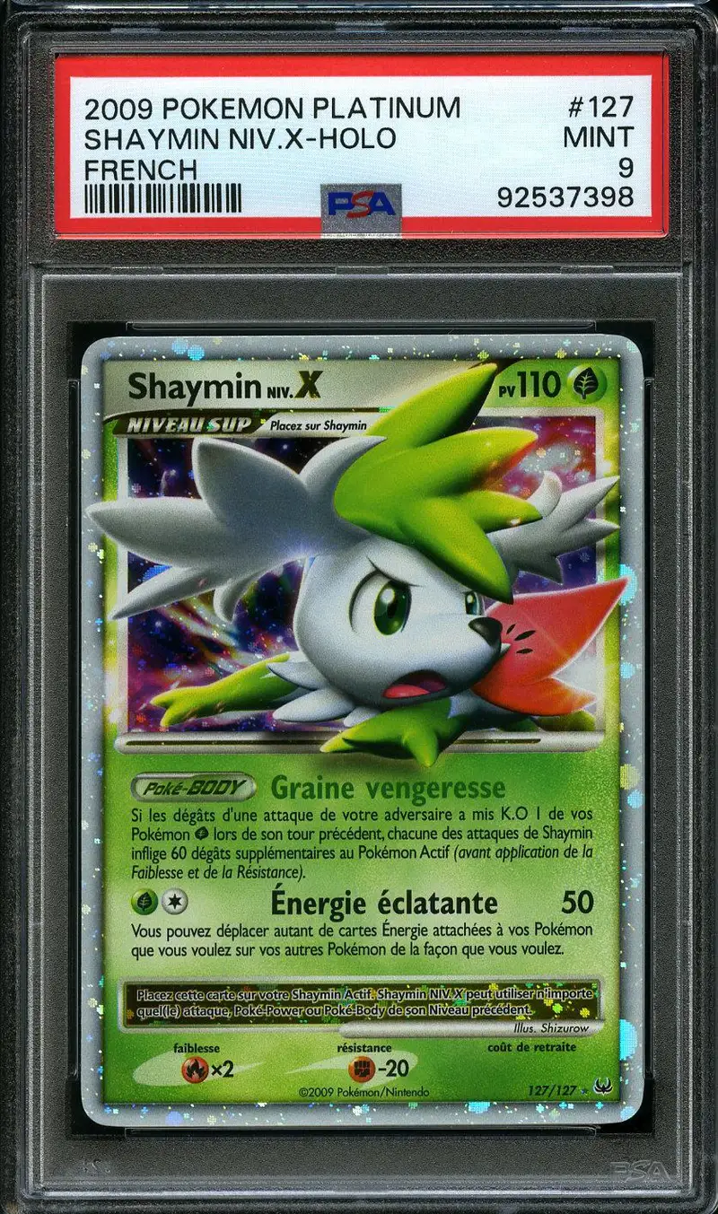 PSA 9 Shaymin Niv. X