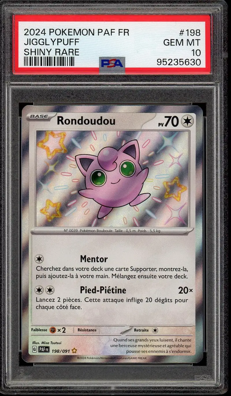 PSA 10 Rondoudou Shiny