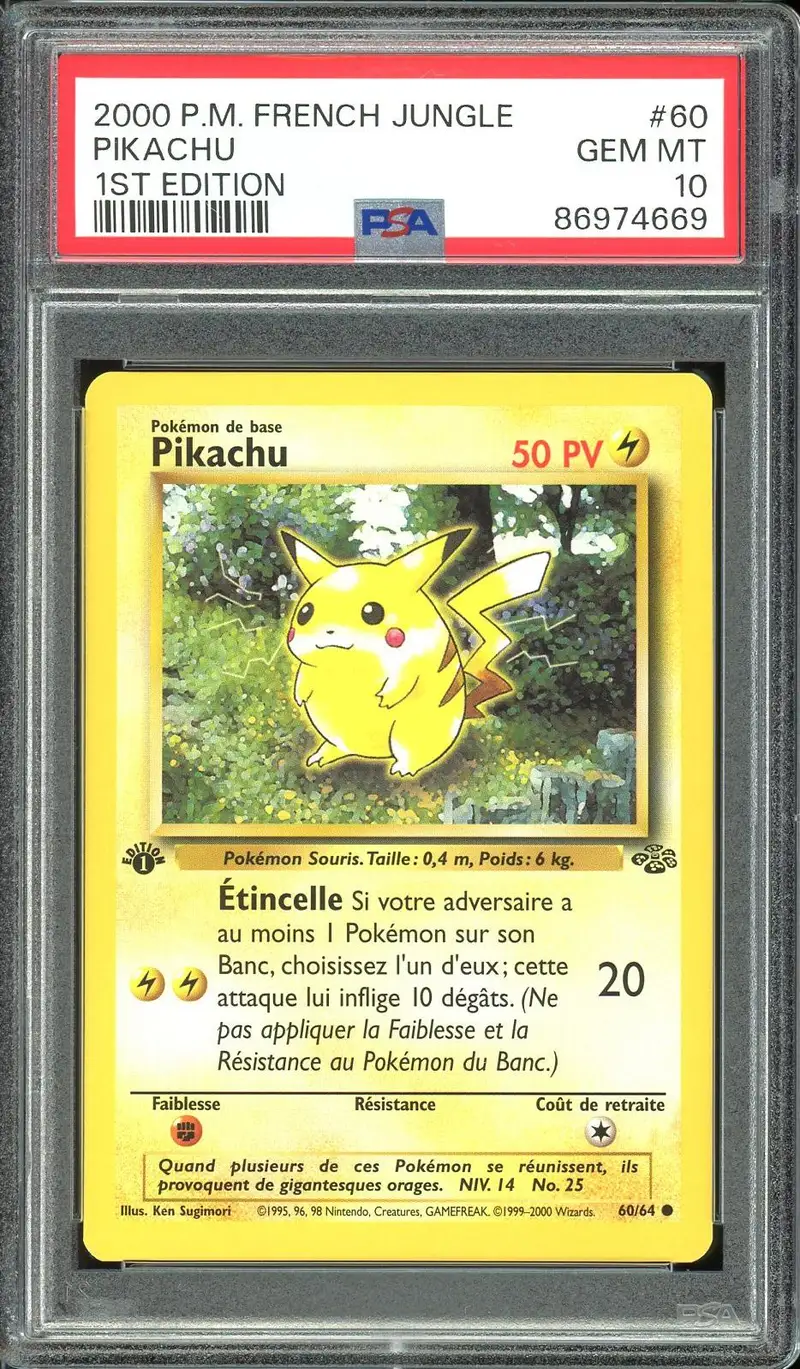 PSA 10 Pikachu