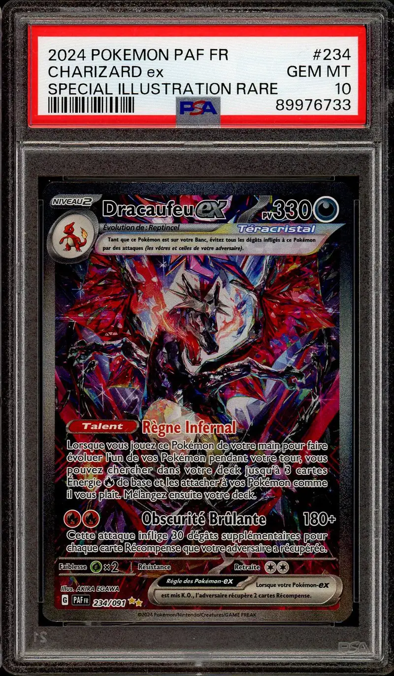 PSA 10 Dracaufeu Ex
